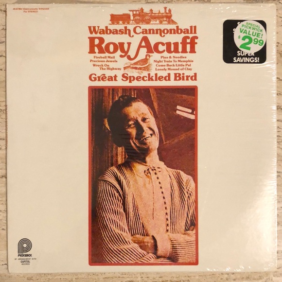 Roy Acuff Vinyl Lp *Unopened Original Seal - Picture 3 of 3